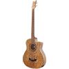 Batking Basso elettrico acustico, 41 '' Cutaway elettrico basso acustico 4 corde (Tiger Stripe)
