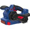 Güde Smerigliatrice a nastro a batteria BSR 18 - 0 (18 V, 76 x 115 mm, superficie abrasiva, velocità del nastro 2 - 5,8 m/s, sistema di sgancio rapido, velocità del nastro, aspirazione della polvere,
