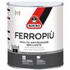 Boero FERROPIU' MICACEO BOERO SMALTO ANTIRUGGINE X INTERNI ED ESTERNI APPLICABILE DIRETTAMENTE SULLA RUGGINE, ASPETTO ANTICO LT. 0,750 NERO GRAFITE GRANA GROSSA.