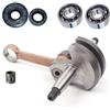 UYTGFO Adatto for Husqvarna 143R 143rii 236R 436R 443R for ZENOAH G45 G35L 3410 4310 3402 DECESPUGLIATORE RICAMBI G45L Set pistone albero motore(Crankshaft and Seals)