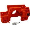 UYTGFO Adatto for HUSQVARNA 136 137 141 142 Motore Carter Motore Serbatoio Olio Motosega da Giardino Parti di Ricambio Motore