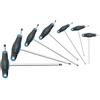 Hazet Set di chiavi esagonali HAZET 829KK/7 | Set di utensili da 7 pezzi, azionamento: esagonale, impugnatura a T ergonomica HAZET a 1 componente, con testa a sfera per uso manuale.