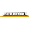 GEARWRENCH Set di 13 chiavi a bussola metriche ad alta visibilità da 1/4 a 6 punti | 80302H