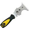 UVDS Strumento di costruzione for la rimozione di raschietto for vernice in acciaio inossidabile multiuso 15 in 1 for carta da parati apriscatole casa fai da te (Size : LTL6001 Yellow)