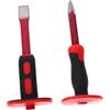 Alipis Set Scalpelli Per Calcestruzzo e Roccia Da 250 Mm, Acciaio Al Cromo Vanadio Temprato, Impugnatura Ergonomica Antiscivolo Protezione Mani, Utensili Per Muratura e Intaglio Professionale, 2 Pezzi