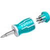 TOTAL 8 in 1 Set di cacciaviti corti 8PCS TACSDS0706