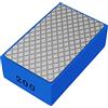 yuntop 1 blocco abrasivo diamantato per smerigliatura in vetro affilato, blocco abrasivo in schiuma, supporto in schiuma, blocco abrasivo per levigatura, lucidatura di piastrelle di marmo, ceramica (200#)