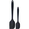 RASTKY Raschietto in Silicone per Strumento di Cottura della Torta, Spatola in Silicone per Barattolo di Calore Antiaderente, Spatole per Crema per Torte Che Raschiano la Glassa per la Crema di Pane