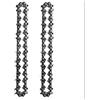 BUYTUS Guida for catena for motosega da 8 pollici 1/4, mini elettrica portatile, lama for sega potatura, accessori for(2pcs Chains)
