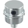 DORFEY 1 silenziatore for compressore d'aria, 12,5/16/20 mm, filtro aria in metallo argentato, silenziatore for olio, accessori for pompe for compressori d'aria(12.5mm)