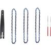 ZHaotn Set di catena e piastra guida in acciaio da 8 pollici, adatto for motosega elettrica da 8 pollici, utilizzata for la potatura e la registrazione di tronchi. Parti di seghe elettriche.