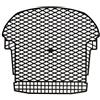 Agri-Fab 69411 - Set di spargitori con griglia, 45,5-134,8 kg, Colore: Nero