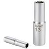 FORTUM Testa cava allungata, 1/4, 9 mm, lunghezza 50 mm