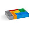 L-BOXX Set di scatole con inserto H3 | Scatola portaoggetti in plastica | Bosch Sortimo i-BOXX 72 | Scatole di smistamento di prima qualità per piccole parti | Sistema di stoccaggio per viti