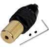 YJRKXG Morsetto for fissaggio mandrino for albero motore elettrico Mini adattatore for punta da trapano senza chiave a sgancio rapido Morsetto for supporto da 2,3-3,17 mm