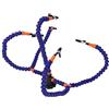 Generic Stazione di Saldatura per Mani D'aiuto, 5 Artigli, Bracci Flessibili, Strumento per Laboratori Artigianali per Professionisti e Hobbisti (BLUE)