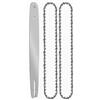 DORFEY Lama for motosega a gas da 16 64 DL, passo 0,325, denti guida 0,058, taglienti arrotondati, seghe for il taglio del legno(16-inch Set2)