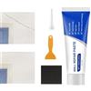 Generisch - Kit di riparazione: stucco leggero, stucco da parete, pronto all'uso, strumento per riparare crepe, kit di riparazione di superfici multiuso | Per interni ed esterni, pareti, porte, casa, W