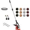 Efficieran Levigatrice Cemento Elettrica Portatile Tre Teste Per Epoxy Cemento Pietra Lavori Interni(With pole)