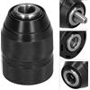 Itonash Drill Chuck, Tutto Connettore a Mano in Metallo Grande Foro con Funzione di Bloccaggio Auto e Resistenza Alle Scosse, per Esercitazioni Elettriche CA e CC 2-13mm 1/2-20UNF