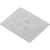 Cryfokt Modello di Stencil per Rete Reballing BGA per Stagnatura Rapida per S20, G988U, G988B, Materiale in Acciaio Inossidabile BR