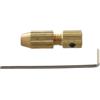 HomeVortex 2 0 mm foro albero motore in ottone morsetto morsetto mandrino adattatore per mandrino 0 7 1 2 mm gamma di serraggio con chiave (0,7-1,2 mm)