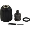 ERNZI Adattatore a cambio rapido for pinza for punta da trapano senza chiave da 0,8-10 mm 3/8- 24UNF for trapano a percussione