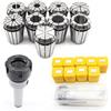 KEESUNG Mandrino per pinza MK3 ER32 + ER32, set di 9 pinze di serraggio per macchina per incisione CNC e utensili per fresatura