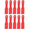 QUARKZMAN 10Pc Spatola Stucco 2 Larghezza Spatola Plastica Flessibile Attrezzo Raschiatore Pittura Per Nastro Muro A Secco Stesura Pittura Graffiatura Parete Rosso