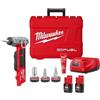 Milwaukee 2532-22 M12 FUEL Cordless 3/8 - 1 Kit di attrezzi di espansione PEX con (2) batterie da 2,0 Ah, (3) teste di espansione a tenuta rapida