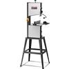 VEVOR Sega a nastro con supporto, 25,4 cm, 560 e 1100 giri/min, sega a nastro da tavolo a due velocità, motore da 370 W 1/2 HP con supporto in metallo ottimizzato per tavolo da lavoro e contatore