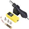 CCZRD Stazione Di Saldatura For Rilavorazione Micro Pistola Ad Aria Calda Da 700 W, Asciugacapelli Digitale A LED For Strumenti Riparazione E, Termica Riscaldamento rapido(A)