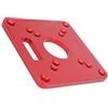 Generic Piastra per Inserimento Tavolo Fresa, Sollevatori per Fresa per la Lavorazione del Legno Strumento Universale per la Lavorazione del Legno Rifilatura Flip Board Piastra Tavolo