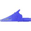 Cliff Electronics Cliff Croc Clip Clip di sicurezza a coccodrillo CAT III, 4 mm, 1000 V, colore: Blu