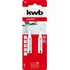 KWB Blister 2 fogli di taglio sottile metallo 50 mm a T