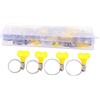 iplusmile Fascette Stringitubo in Acciaio Inox Regolabili 20 Pezzi | Chiusura a Chiave, Corpo Plastico, Uso Auto e Casa, Adatte a Montaggio Interno ed Esterno