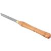 Baxnore Scalpello obliquo professionale per la lavorazione del legno, utensile da tornio HSS con manico ergonomico in faggio per la lavorazione del legno, scalpello per tornitura i