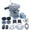 LIWaaGe For motoseghe HuS 240 240E 235E 235 236 236E AV Tampone Staffa Set di molle Cilindro Pistone Albero motore Cuscinetto Guarnizione Kit