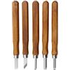ACTINPANT Set Da 5 Pezzi for Intaglio Del Legno Maniglia for La Lavorazione