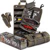 The Ryker Bag The Ryker PRO - Borsa degli attrezzi arrotolabile ufficiale, idea regalo per papà, borsa per attrezzi da moto, organizer per meccanici e attrezzi, borsa per attrezzi da uomo, regalo per lui - con 4