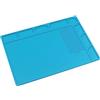 DIYEAH Tappetino di Riparazione in Silicone Blu per Stazione Saldante