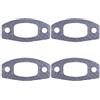TOP-MAX 4 guarnizioni in metallo per marmitta compatibile con Husqvarna50 51 55 55EU 1 55 Rancher motosega per manutenzione motore