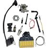 LIWaaGe Kit for carburatori for motoseghe 021 023 025 MS210 MS230 MS250, inclusi filtri 'aria 1123 160 1650, bobine di accensione e regolazioni del tubo del carburante.