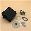 DORFEY Adatto for S-t-i-H-L MS380 MS381 038 038AV 038 MS 380 381 Ricambi for motosega 11196403200 Pompa olio silenziatore Lubrificatore ingranaggio a vite senza fine Ruota dentata