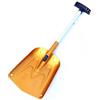 QCNRJUY Pala da neve telescopica in lega di alluminio for esterni, attrezzatura campeggio portatile, vanga for rimozione, utensili manuali multiuso(Gold)