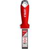 LEVEL5 5-147 - Coltello per cartongesso in acciaio inox con impugnatura morbida, 2,5 cm, professionale, confortevole, per finiture in metallo, per cartongesso e cartongesso