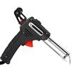 AUBEST Stazione di Saldatura, Saldatore elettrico, riscaldamento interno manuale Invia automaticamente pistola di stagno, strumenti di riparazione della saldatura(Black heat)