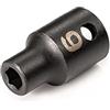 TEKTON SID12106 - Bussole a percussione a 6 punte, attacco da 3/8, 6 mm