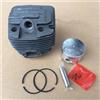 DORFEY Kit cilindro G620/6200 da 47,5 mm adatto for motosega Komatsu Zenoah G620pu G621 62 cc RC for pistone cilindrico, set di fasce elastiche, clip perni, assemblaggio