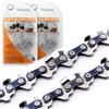 HobbyPower24 2 catene di ricambio per motosega, 15 cm, 39 TG, 1,1 mm, compatibili con Metabo MS 18 LTX 15
